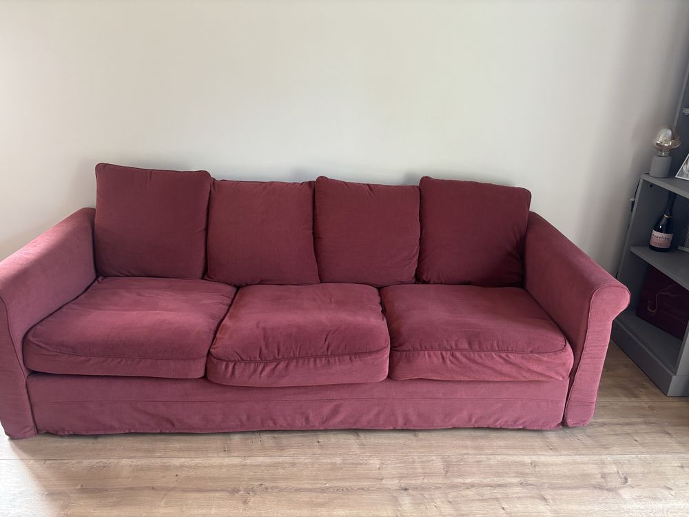 Sofa IKEA Grönlid 3-osobowa – bordowa