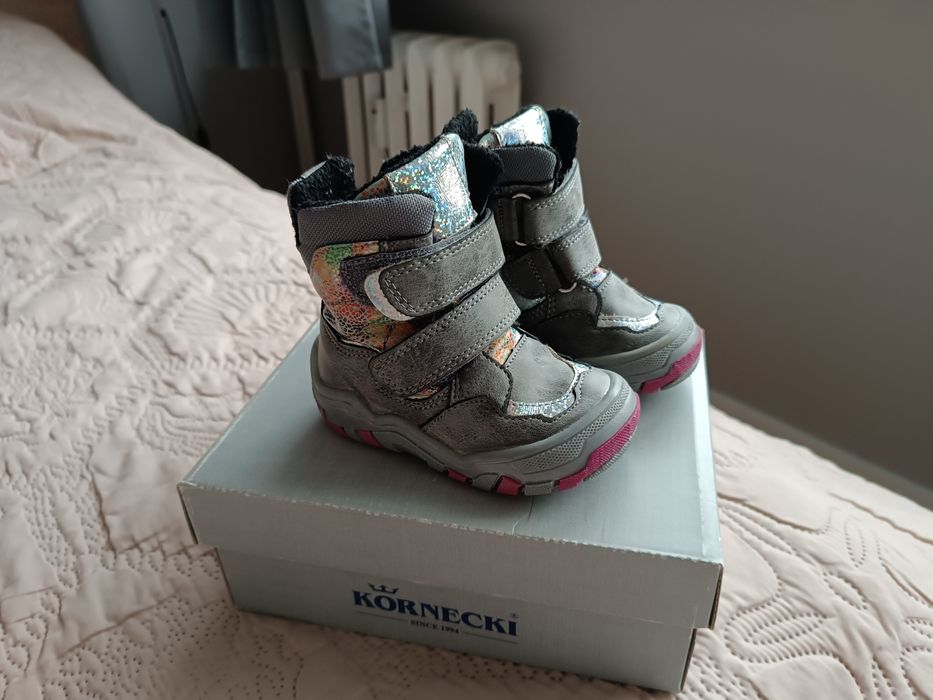 Zimowe trzewiki dziewczęce, rozmiar 20