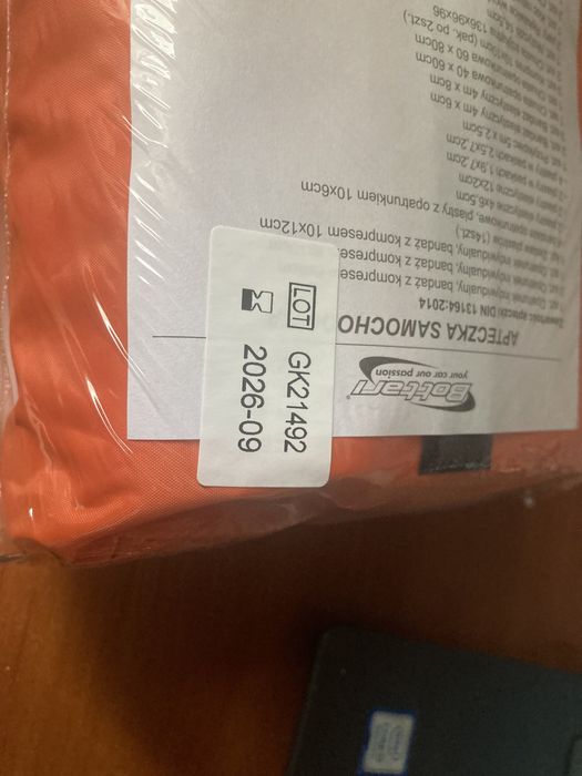 Аптечка автомобільна євро стандарт