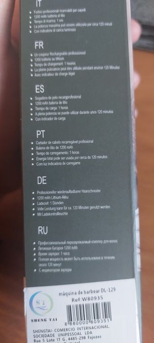 Aparador de Cabelo Daling Modelo DL-129