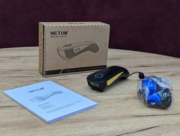 Сканер штрихкодів NETUM C750 bluetooth бездротовий 2D для Android, iOS