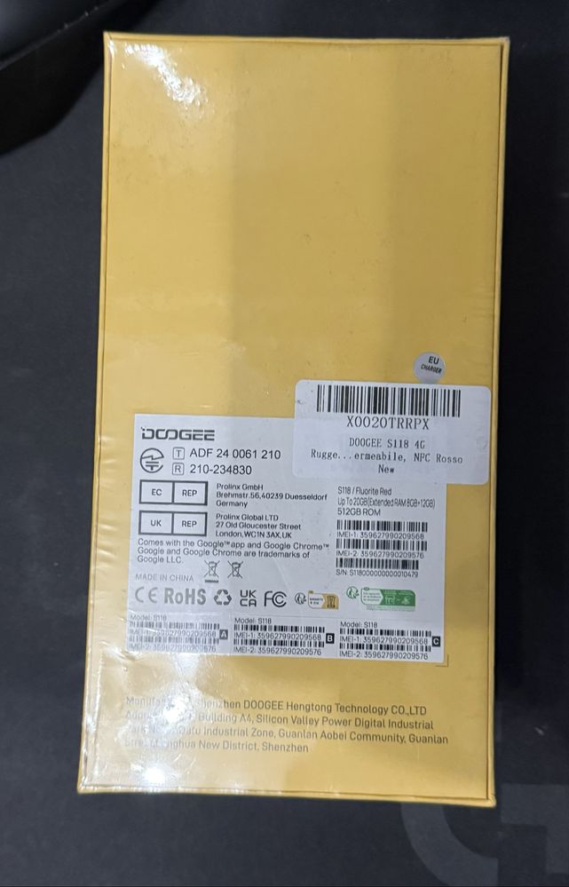Telefon doogee s118 20 gb 512 gb z kamerą noktowizyjną
