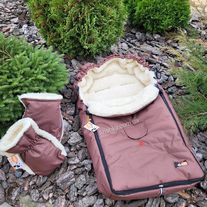Конверт-чохол на овчині в коляску або на санки 98*48 см MAXI For Kids