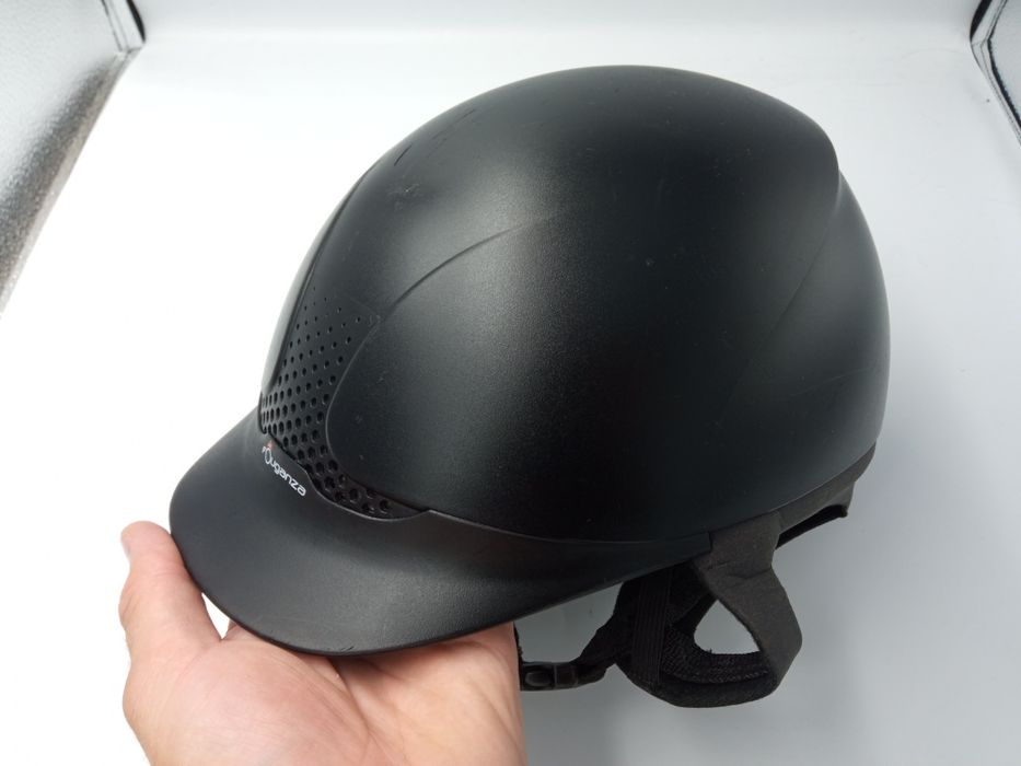 Kask jeździecki Fouganza UŻYWANY roz. 51-53 cm