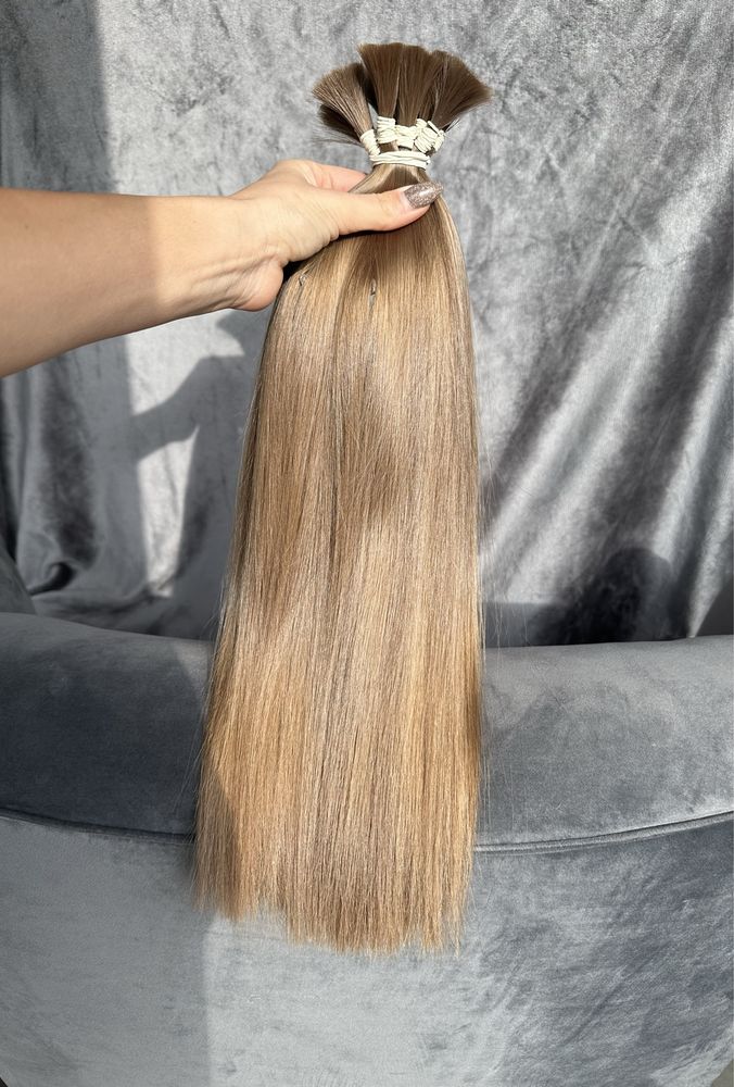 Włosy dziewicze polskie 162 g, 47 cm