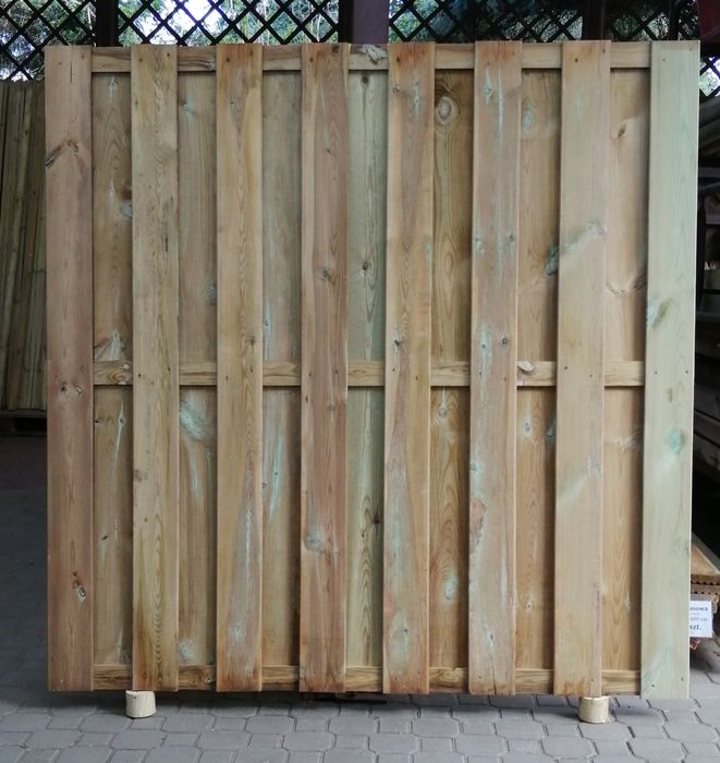 Płot deskowy holenderski 180x180 - Dremar Szczecin sklep drzewny