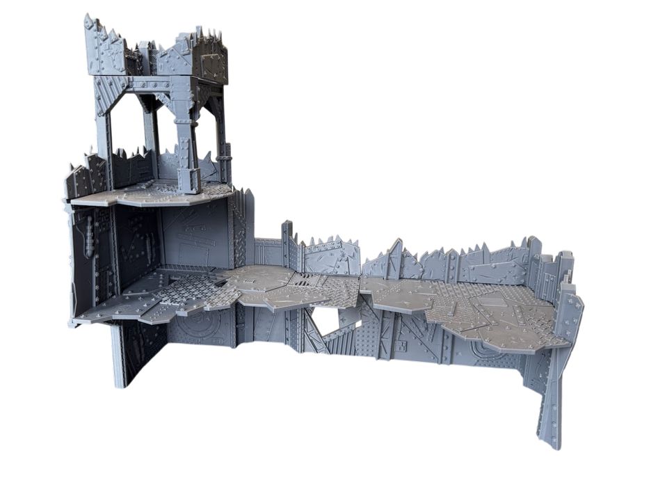 Orczy Bastion - lewa strona, druk 3D do gier bitewnych