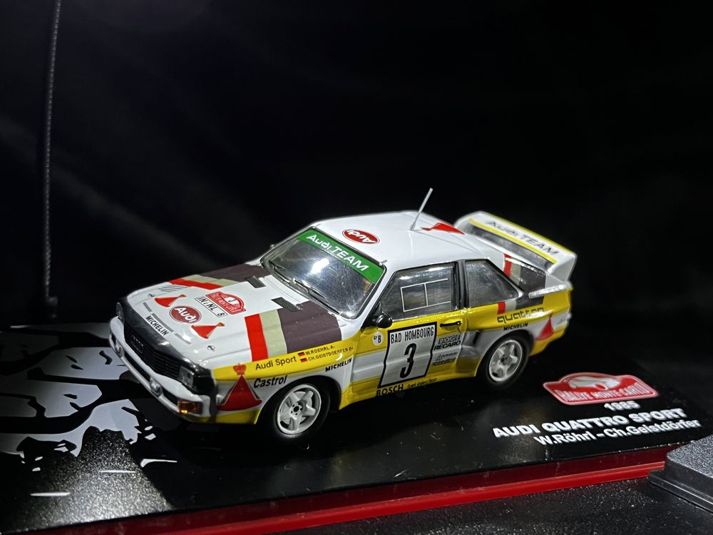 Audi Quattro Sport + camião assistência