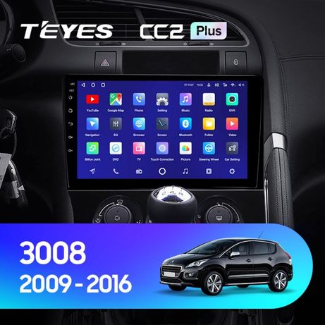 Штатная магнитола Teyes CC2 Plus Peugeot 3008 (2009-2016) Android