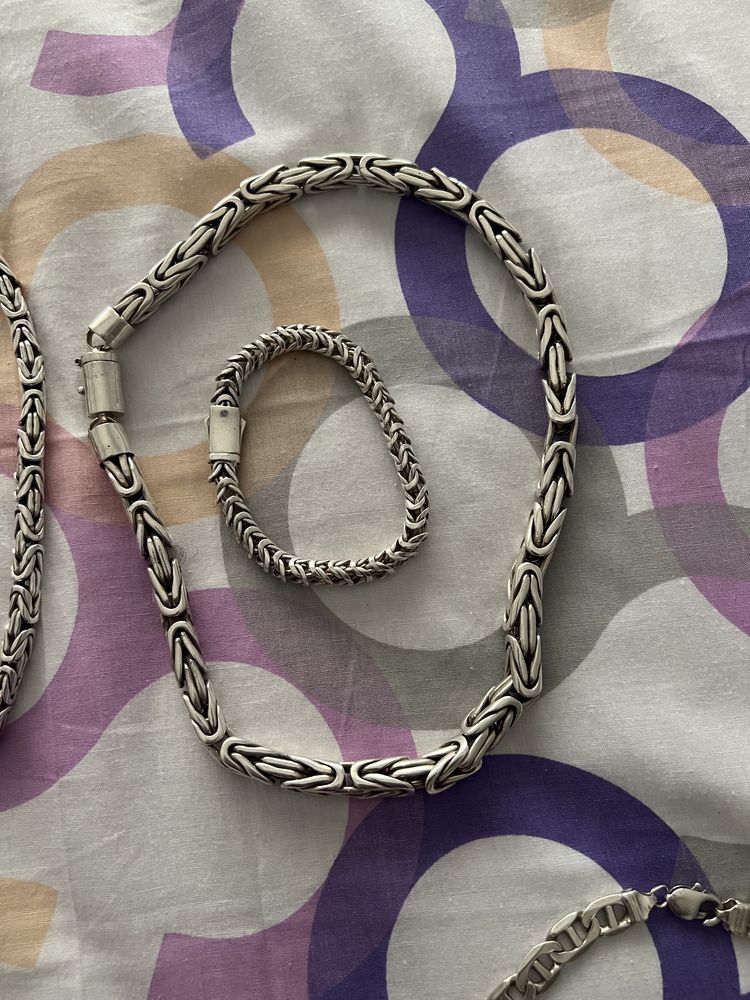Colares e pulseiras em prata 950 2,5€ a gr