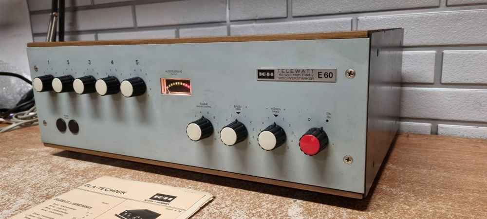 Końcówka mocy K+H TELEWATT E 60.