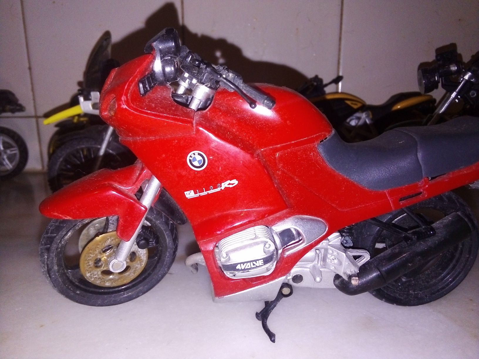 Conjunto de 10 Motas Miniaturas Escala 1:24