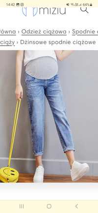 Spodnie ciązowe Jeansy ciążowe