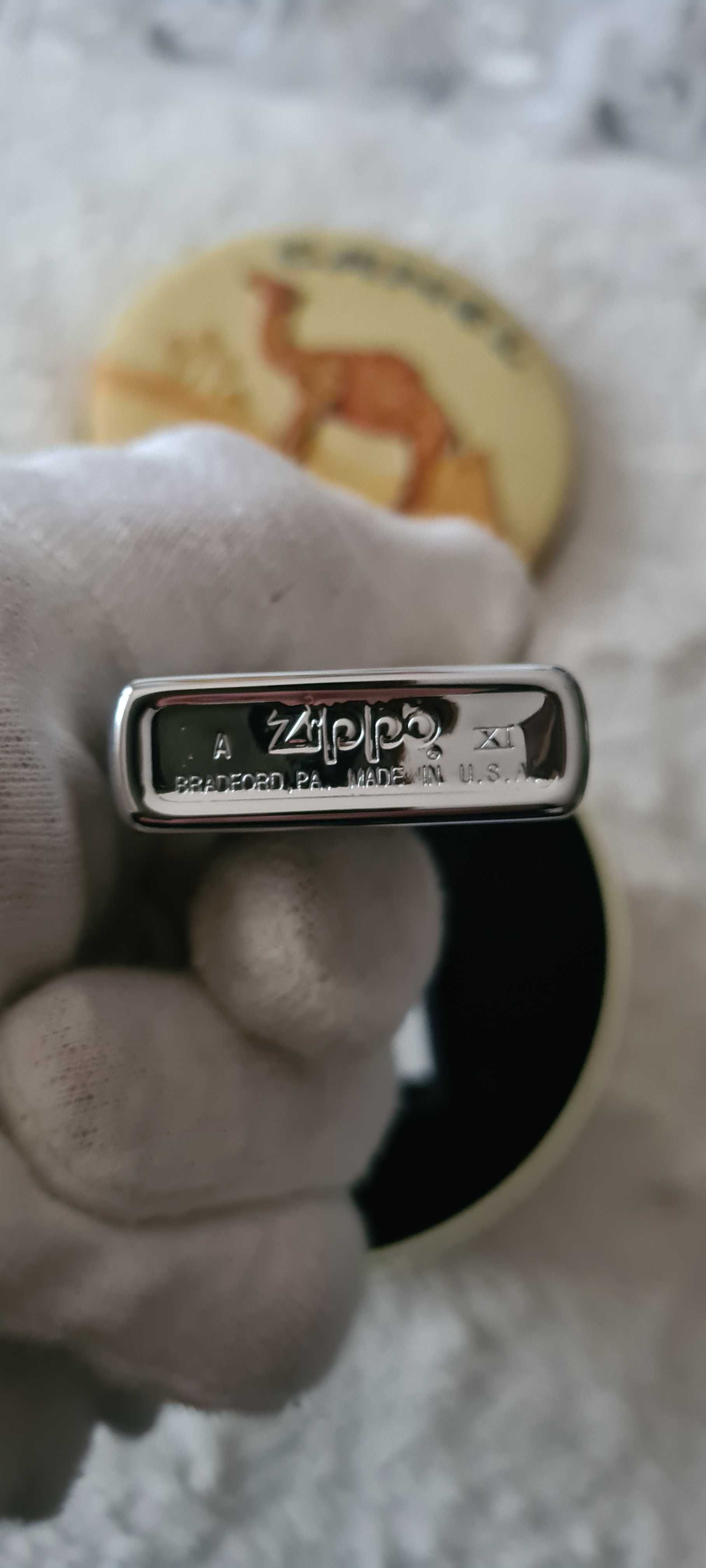 Zapalniczka Zippo CAMEL TURKISH & DOMESTIC Blend Polished 1995r. Nowa