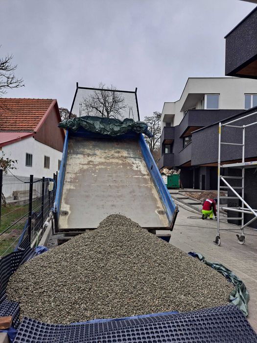 Otoczak do drenażu, żwir, piasek, spóła, kruszywa, transport 3,5 t