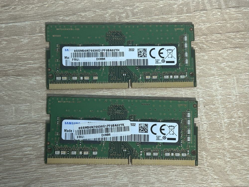 Оперативная память 2х8GB Samsung DDR4 3200 MHz