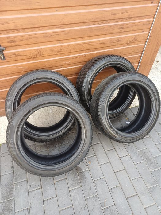 7.4mm Zimowe opony 225/45/17 Pirelli Sottozero 3 R17 Winter komplet