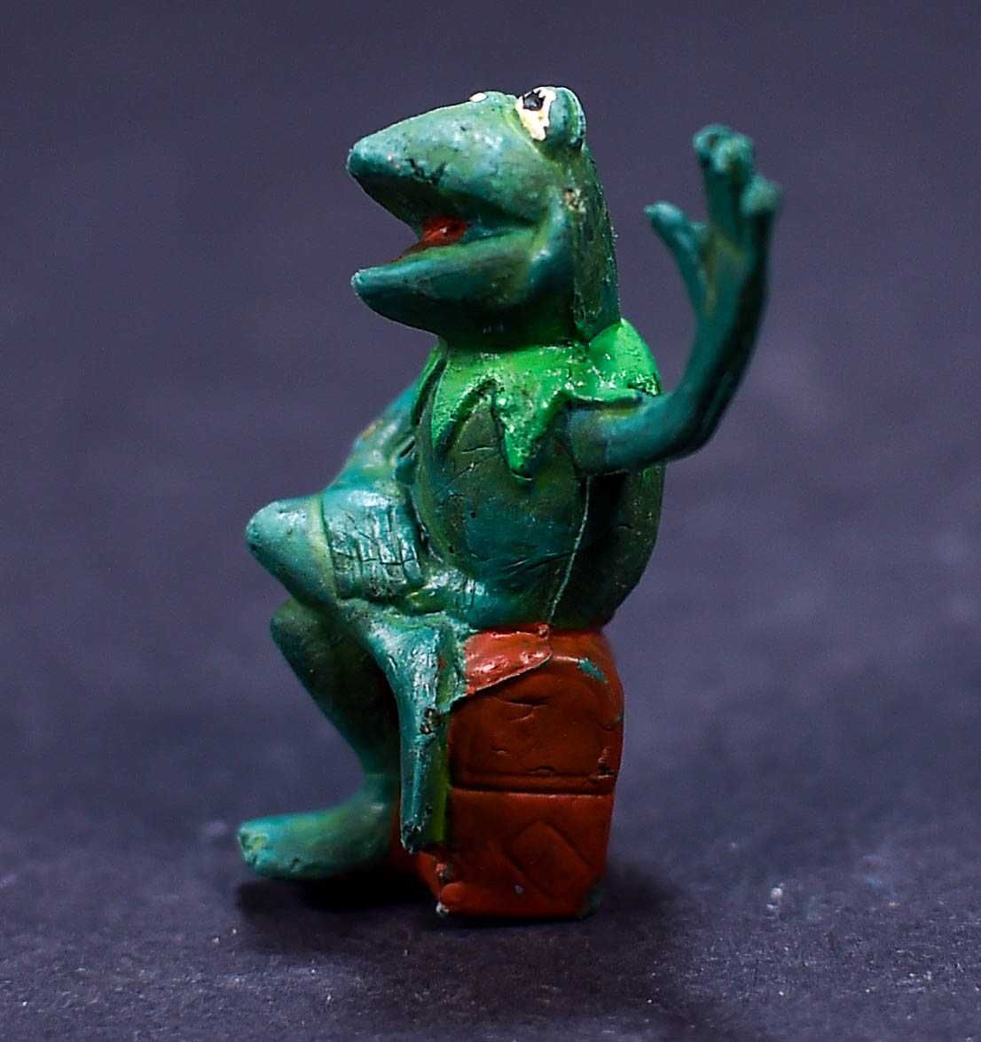 Figurka # PRL Gumowa Muppet Show Kermit