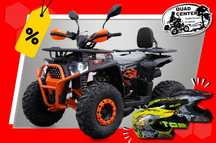 Quad ATV 150 cc KEYMOTO HERCULES 150 cc Półautomat LED Oparcie Hak