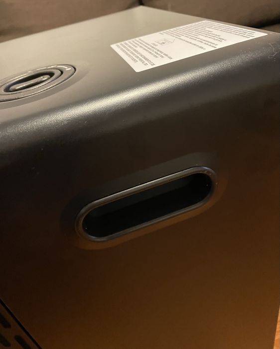 Aquecedor a gás galp chama azul vidro 3800W PRETO