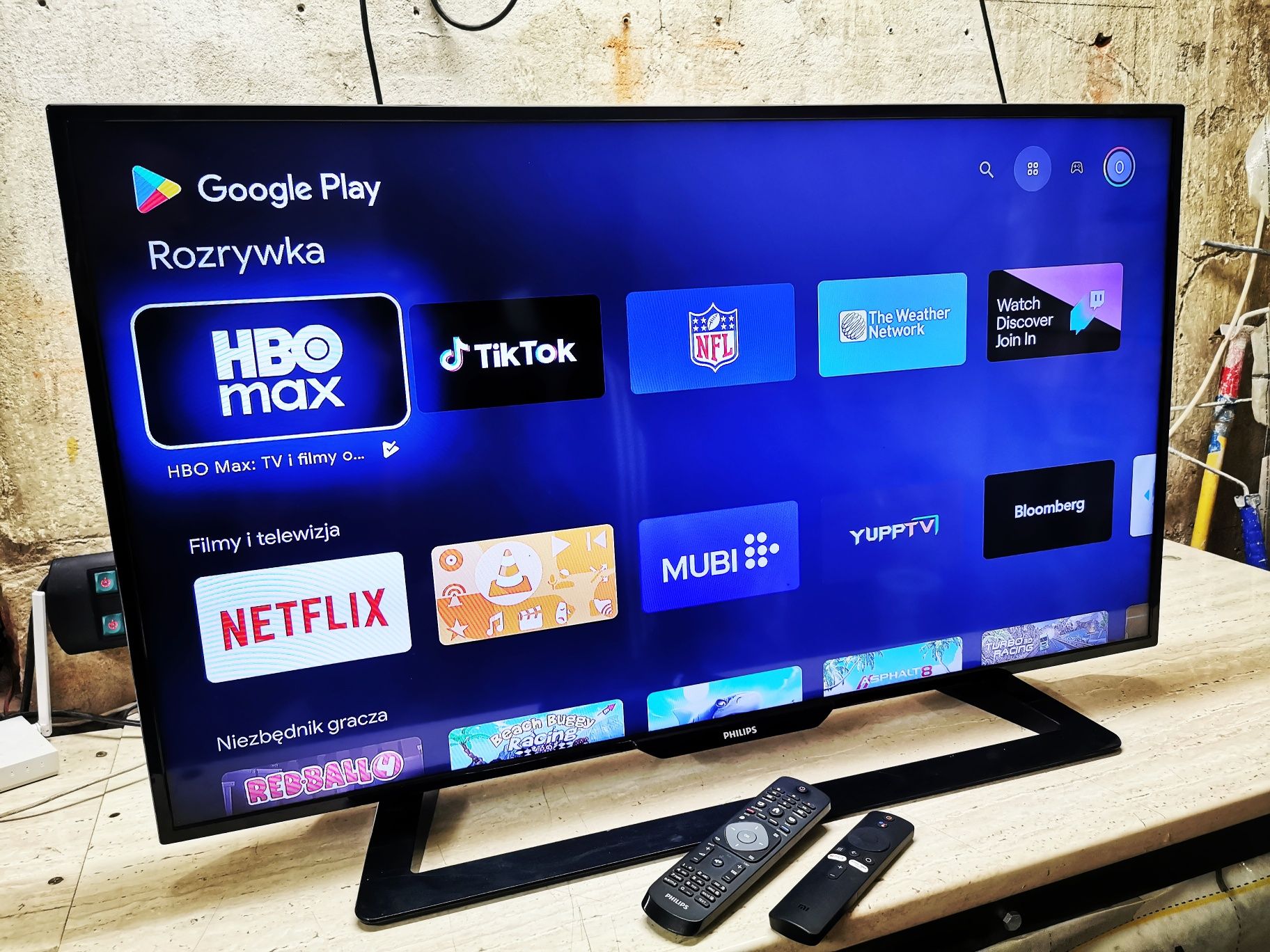 40" Philips Android  Smart tvtelewizor led led disney bluetooth