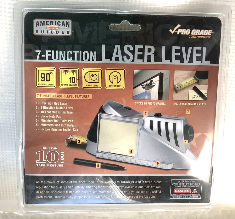 Pro- Grade Laser Level 7- функціональний лазерний рівень