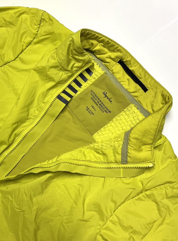 Kurtka rowerowa Rapha Pro team insulated jacket neon Męska r. S