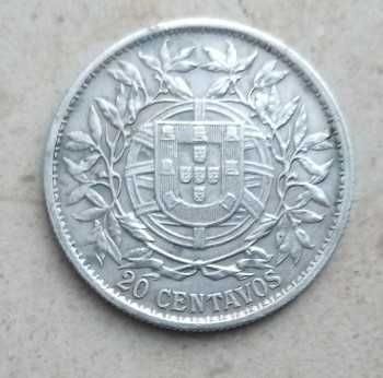 Moeda da república 20 centavos 1913