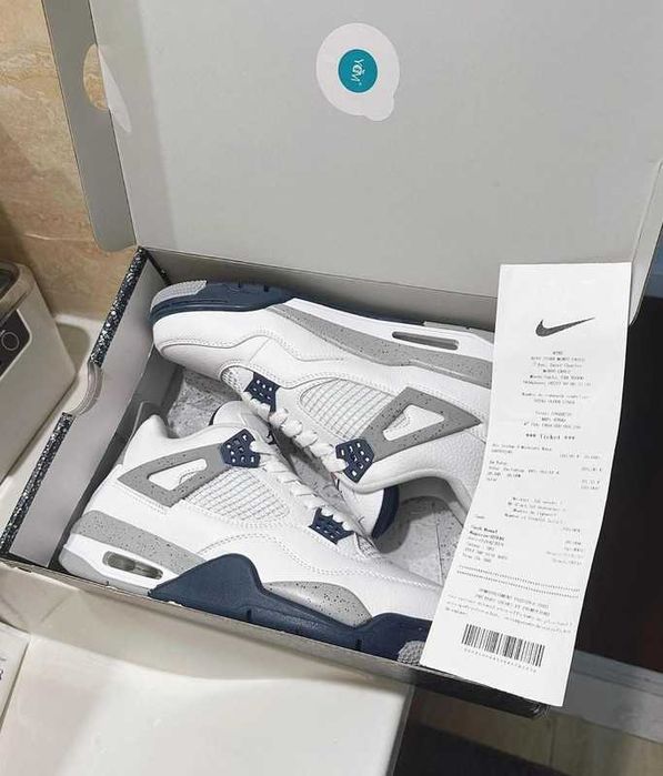 Buty Espadryle Jordan4Retro MidnightNavy Espadryle R.40