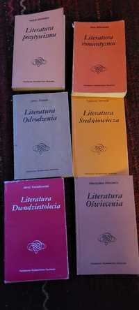 6 książek do literatury - polonistyka, liceum