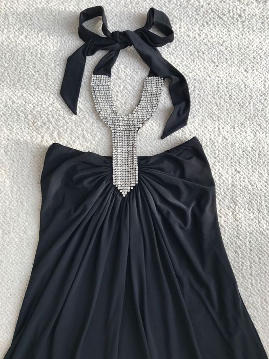 Sukienka Sylwestrowa z Kryształkami / Cyrkoniamii Sexy roz. XS/S