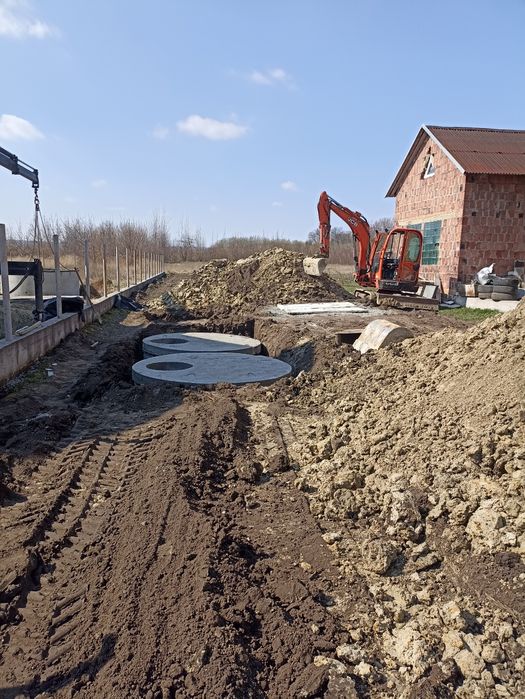 Послуги міні екскаватора,оренда, міні екскаватора, скептик каналізація