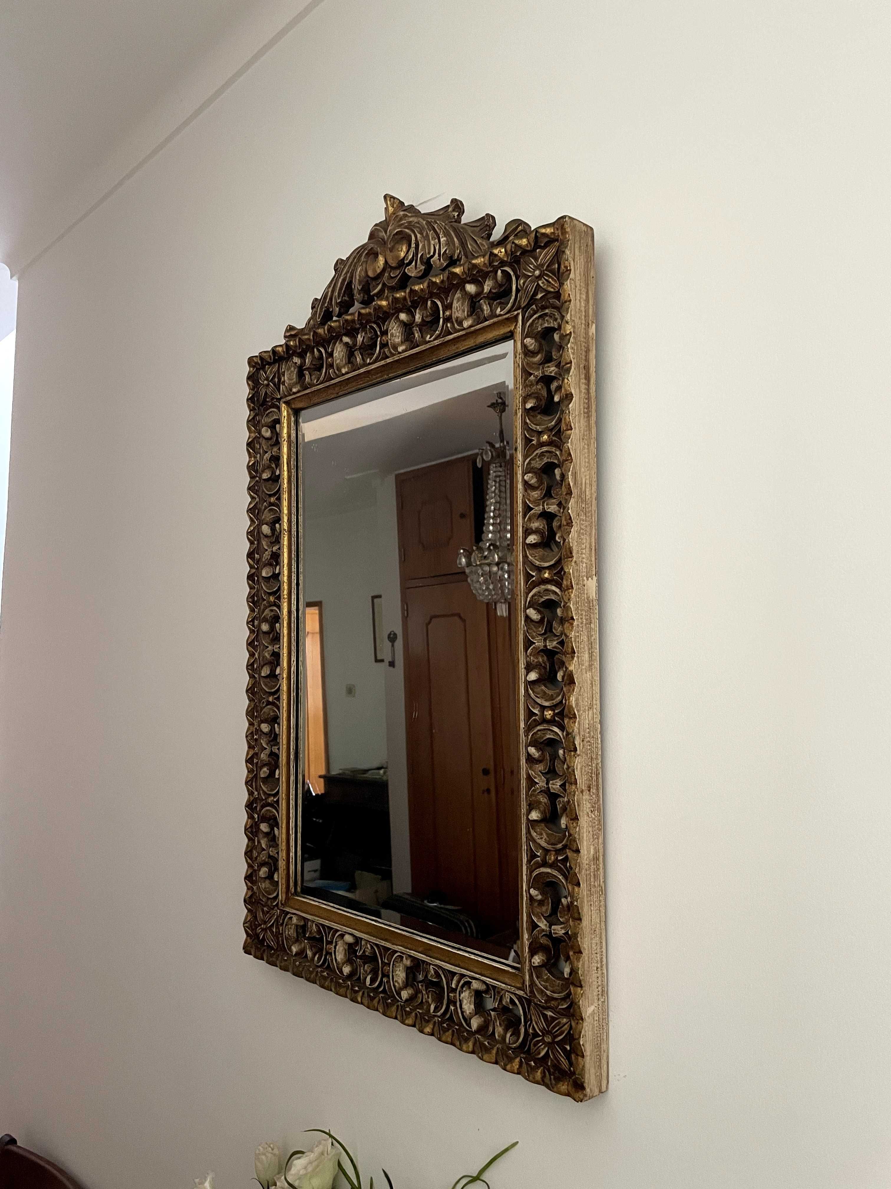 Espelho de parede Barroco dourado
