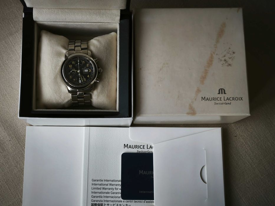 Maurice Lacroix Croneo Chronograf Day Date, pełny zestaw