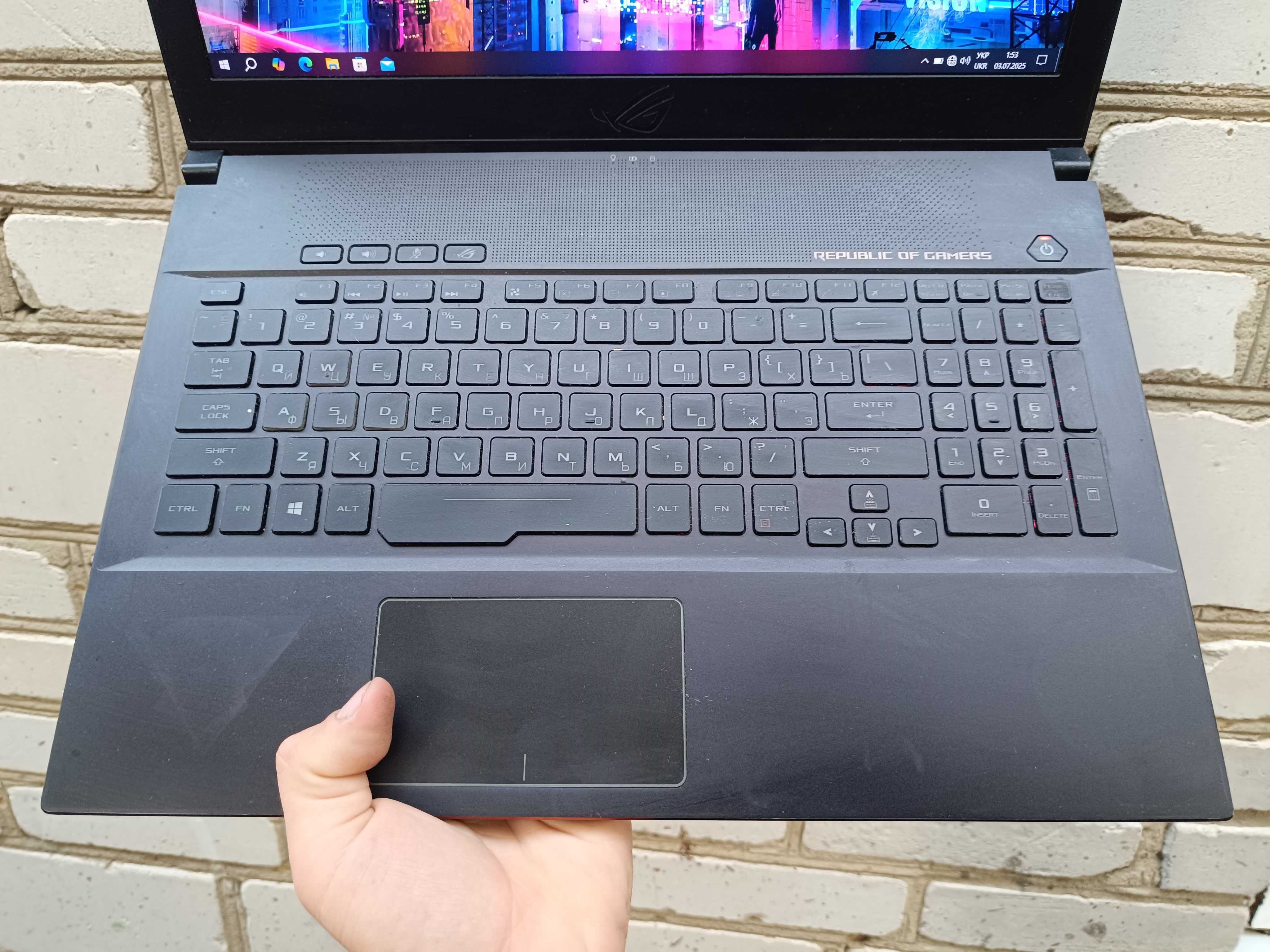 120Гц, Нова батарея, Asus Rog Zephyrus (i7 8750H/16/512/GTX 1060 6gb)
