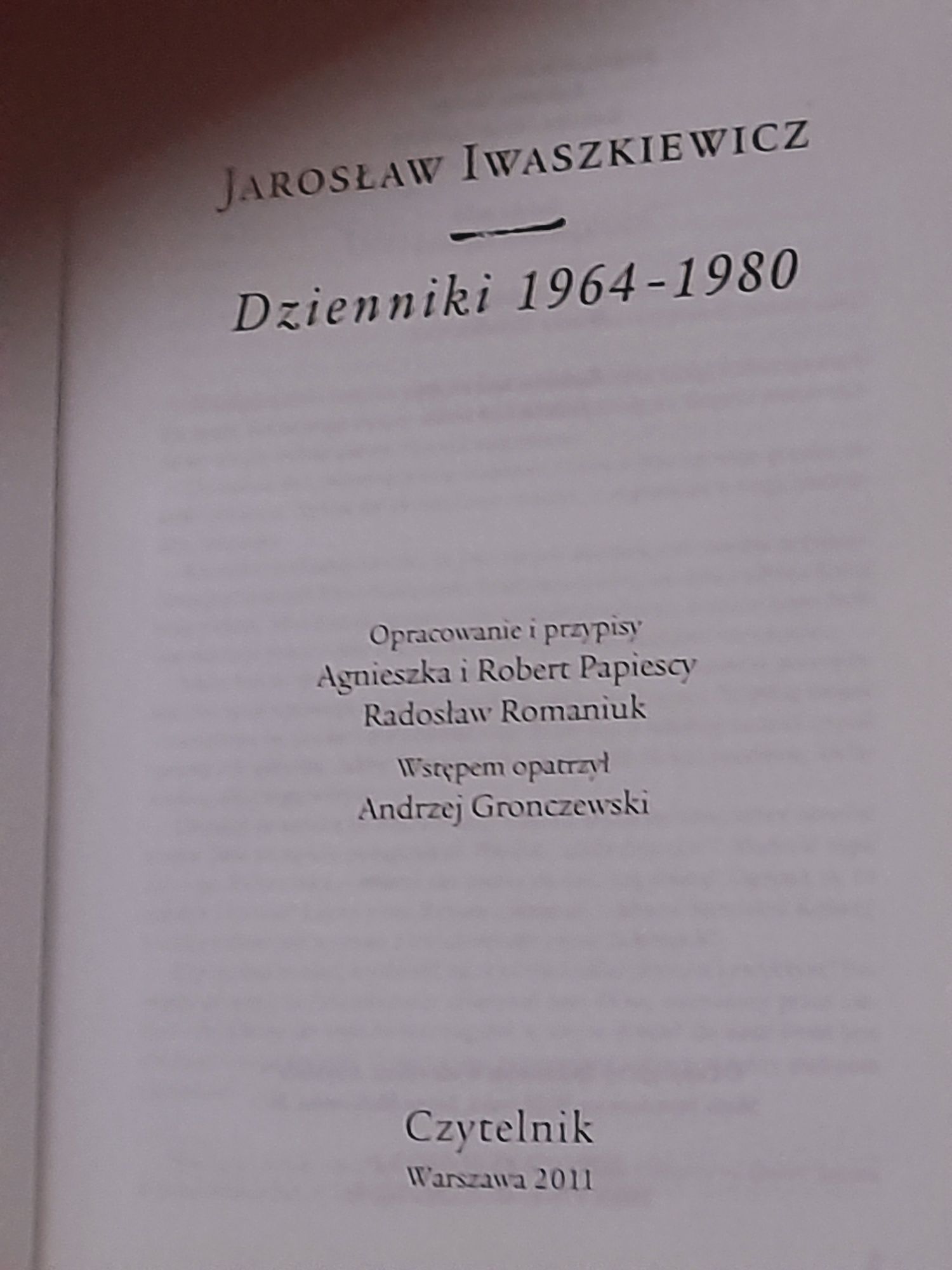 Jarosław Iwaszkiewicz Dzienniki tom ll  , tom lll