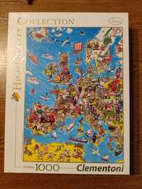 Clementoni Puzzle - mapa Europy