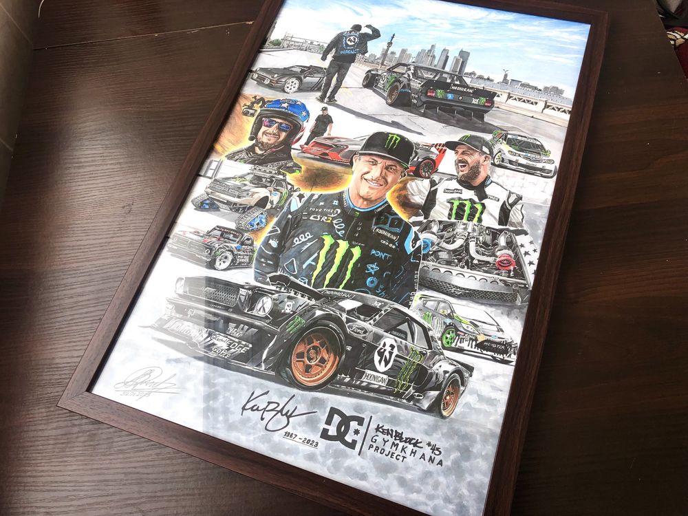 Картина Кен Блок, “Ken Block 43” ручна робота, для фанатів