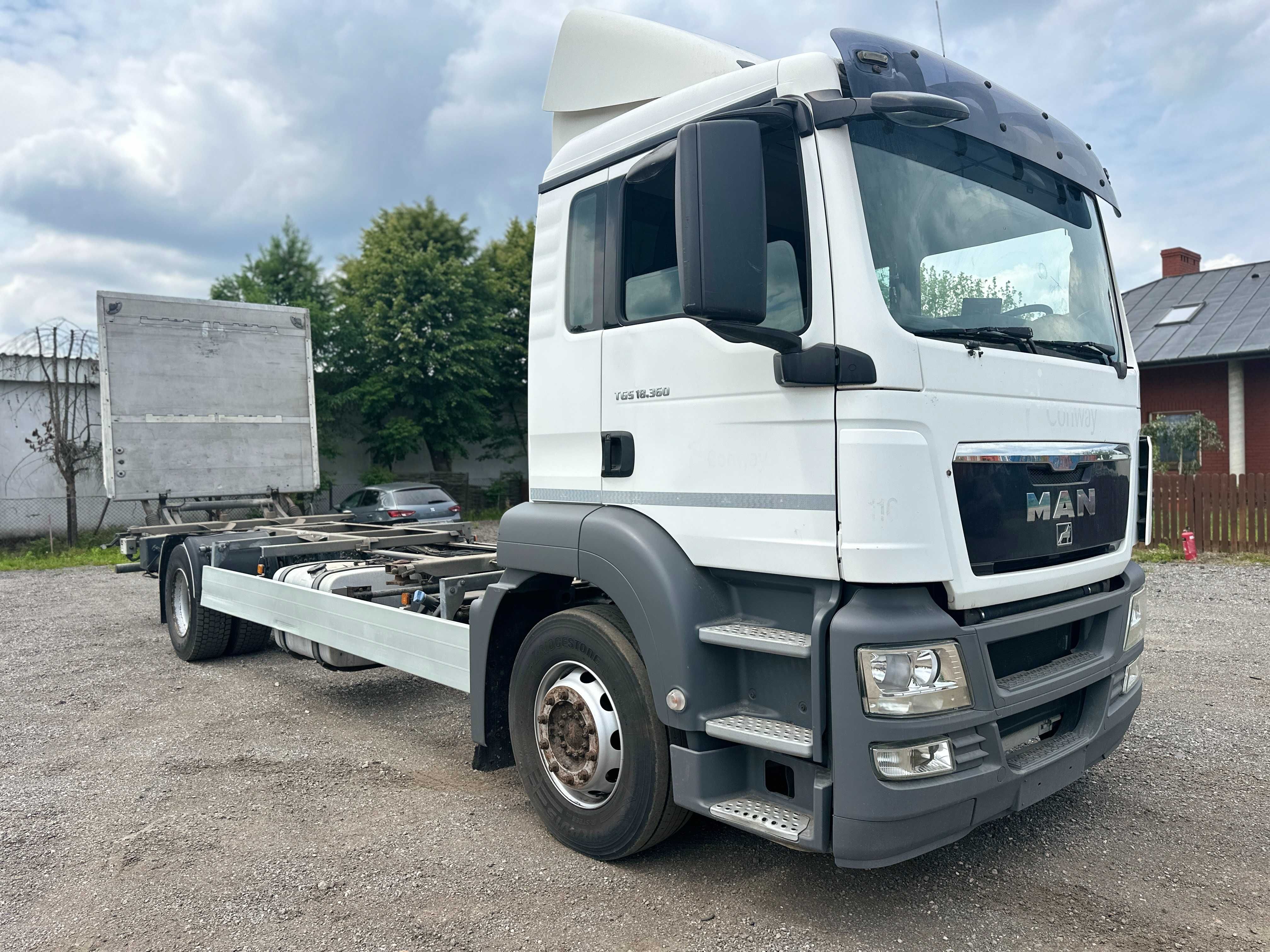 Ciężarówka do przewozu kontenerów MAN TGX 13.360. Euro 5.