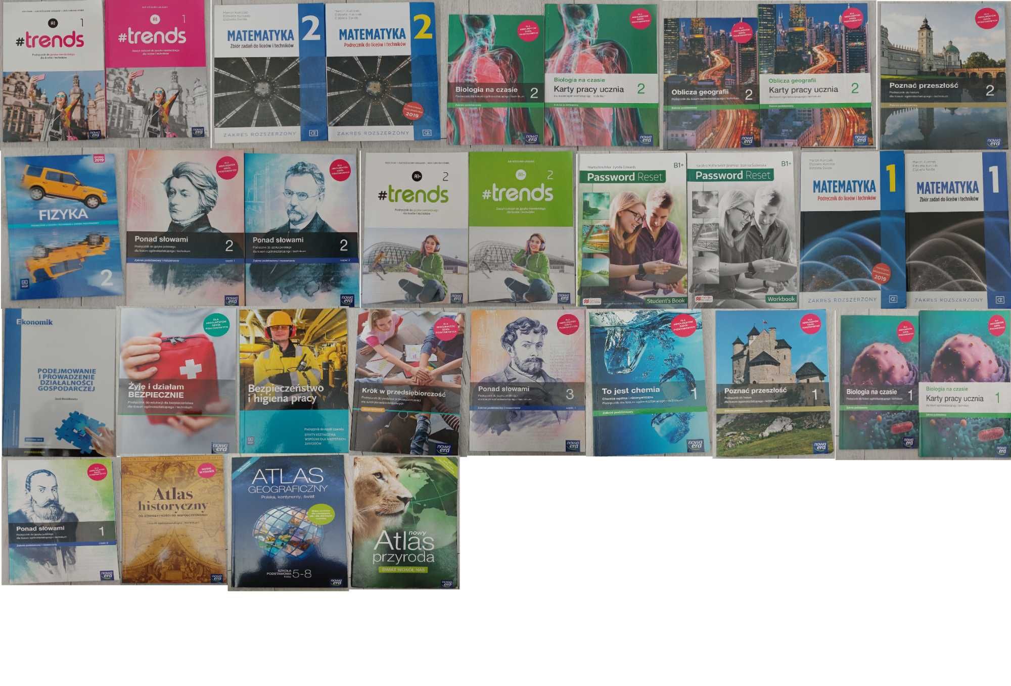Podręczniki do liceum i technikum 1 i 2 klasa