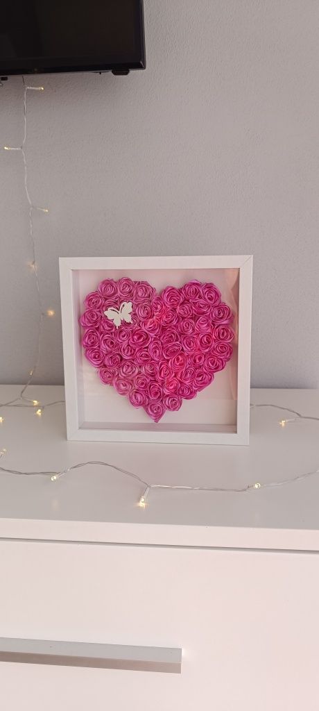 Quadro de rosas eternas