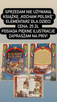 Nie używana książka „kocham Polskę” elementarz dla dzieci