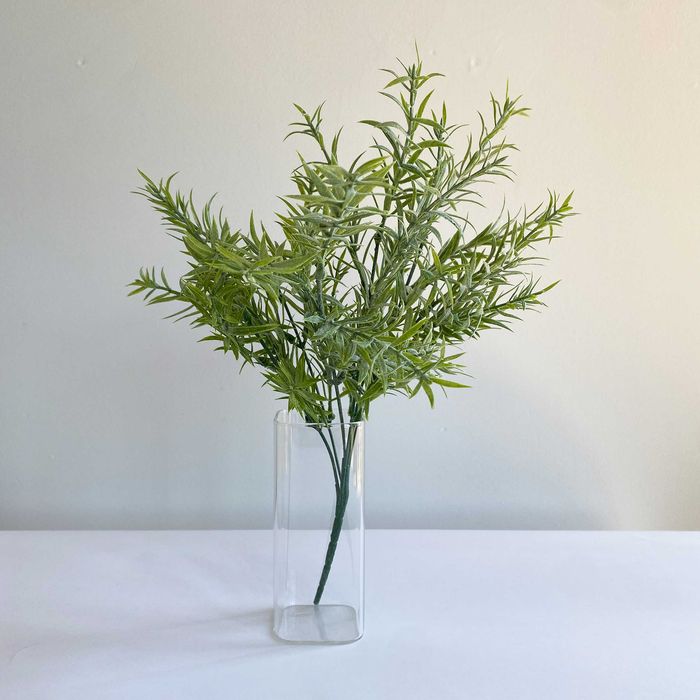 Sztuczne kwiaty liście | wypełnienie wiązanki stroiku | rozmaryn 39cm