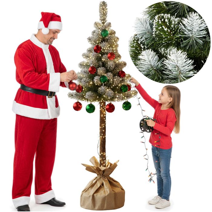 Duża, gęsta, ośnieżona sosna 180cm. Idealna na święta!