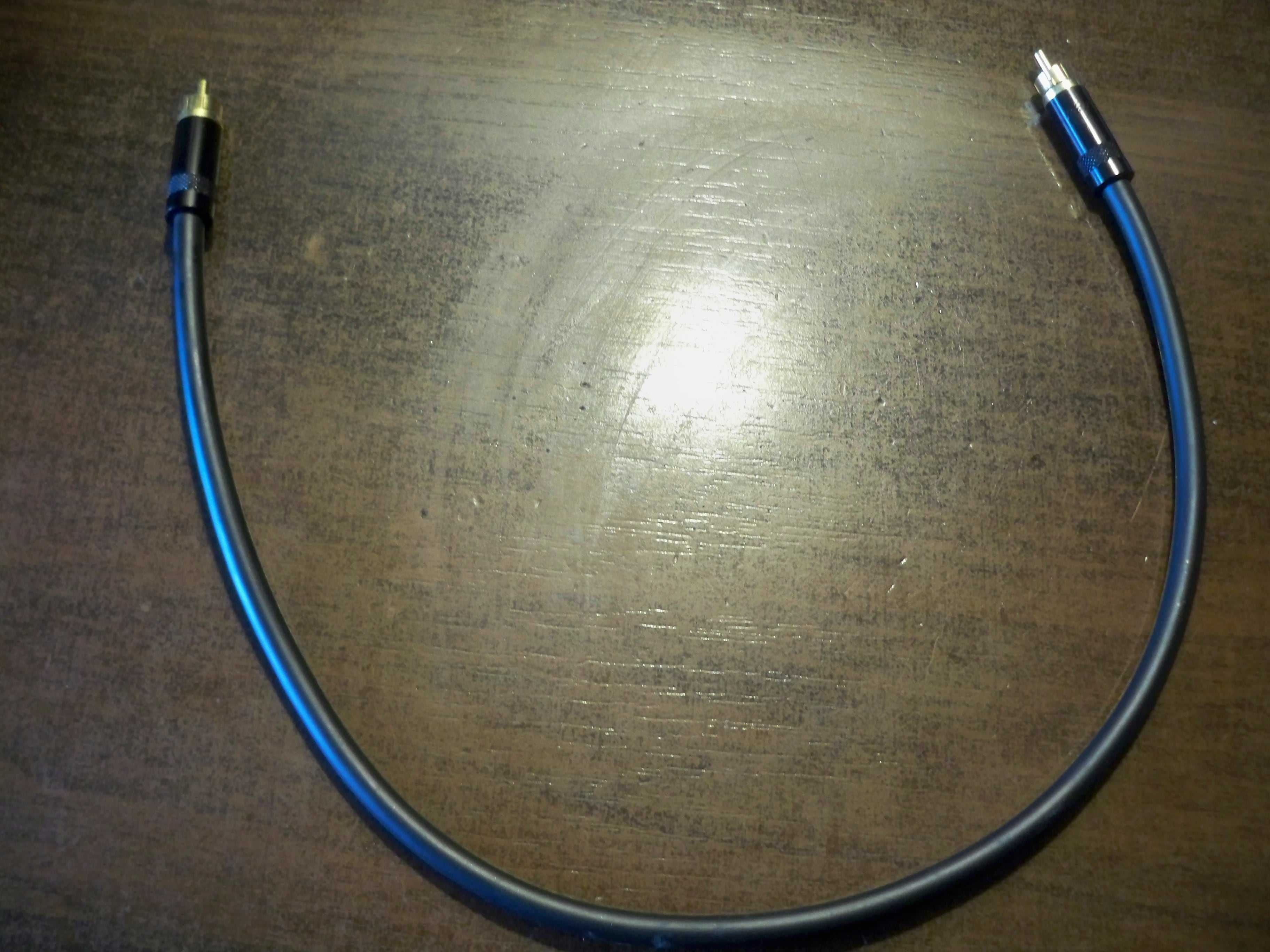 przewód Klotz AC110 0,22m2, RCA chinch wtyki REAN
