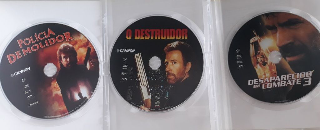 DVD Coleção Chuck Norris (Desaparecido 3/Polícia Demolidor/Destruidor)