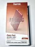 Новый портативный аккумулятор Hama PowerBank Fabric 10000 mAh Red