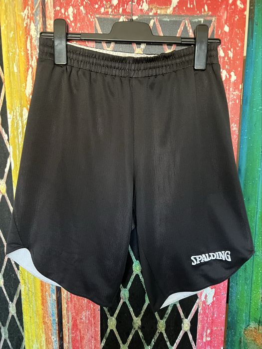 Męskie sportowe krótkie dwustronne spodnie spodenki szorty Spalding S