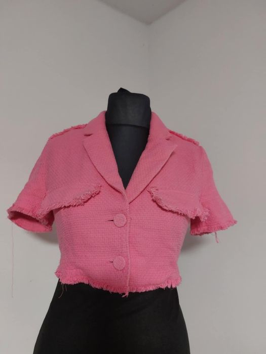 Marynarka crop to żakiet bershka krotka