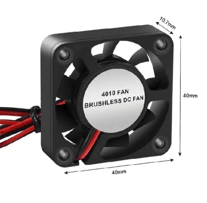 Pack 4 ventilador 4010 12V